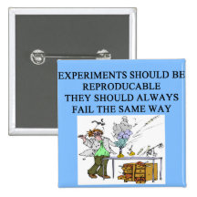 chemistry experiments pinback buttons