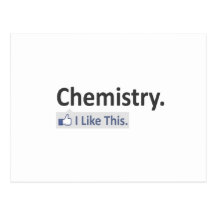Chemistry...I Like This Postcard