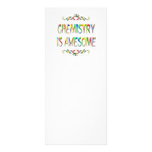 Chemistry is Awesome Custom Rack Card