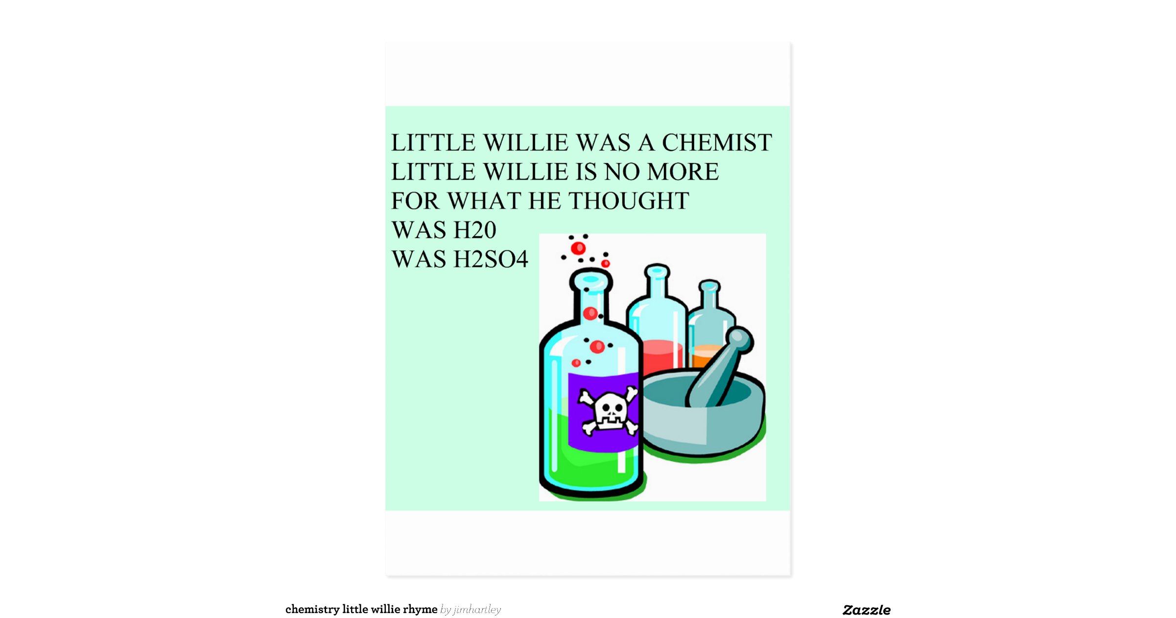 chemistry-little-willie-rhyme-zazzle