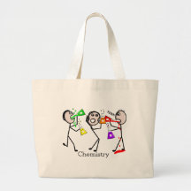 Chemistry Lovers Stick People Design Gifts Canvas Bag