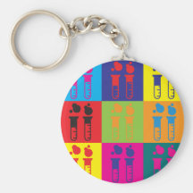 Chemistry Pop Art Key Chains