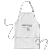 Chemistry Spelled with elements Aprons