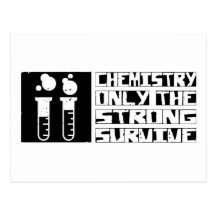 Chemistry Survive Postcard