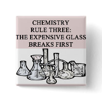 chemistry: the epensive glass breaks first
