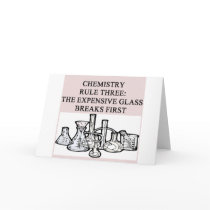 chemistry: the epensive glass breaks first