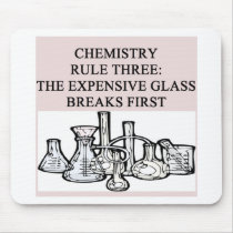 chemistry: the epensive glass breaks first