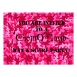 "Chemo"flage Party! Invitations
