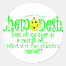 chemoNEON Round Sticker