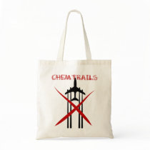Chemtrails Are Wrong tote bag