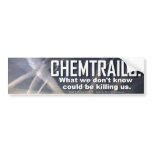 Chemtrails Bumper Sticker
