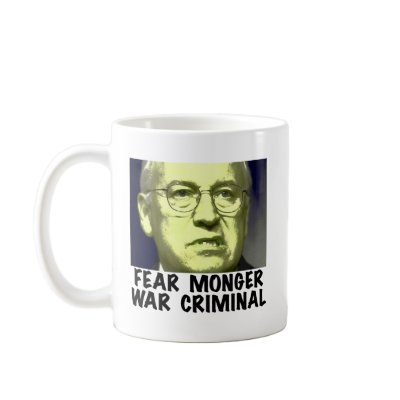 Cheney War Criminal Coffee Mugs by imeanit