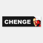 CHENGE BUMPER STICKERS
