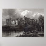 Chepstow Castle, engraved by R. Hinshelwood posters
