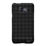ChequerBoard (Charcoal/Black) Galaxy Case Samsung Galaxy SII Case