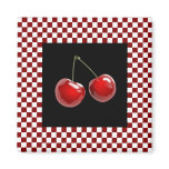 Chequerboard Cherries Magnet