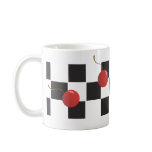 Chequerboard Cherries mugs