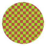 Chequerboard Gone Mad stickers