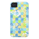 Chequerboard Hibiscus Hawaiian iPhone 4 Casemate