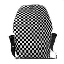 Chequerboard Infinity Courier Bag