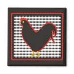 Chequered Country Chick Chalkboard magnets