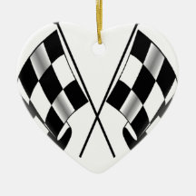 chequered flag ornaments
