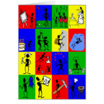 Chequered Fun And Games cards