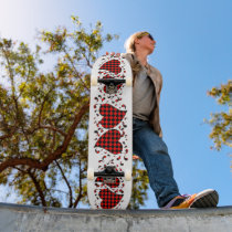 Chequered Heart Skate Decks