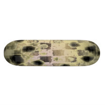 Chequered Melt Skate Board