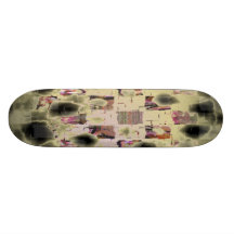 Chequered Melt Skate Deck