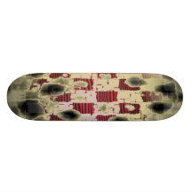 Chequered Melt Skateboard