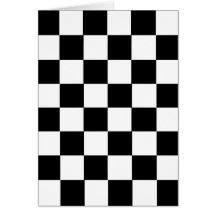 Chequered Pattern Card