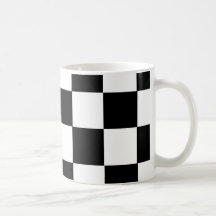 Chequered Pattern Mug