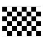 Chequered Pattern Postcard