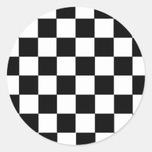 Chequered Pattern Sticker
