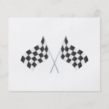 chequered racing flags graphic custom flyer