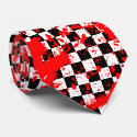 chequered splatz. ties