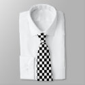 chequered. ties