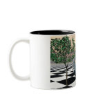 Chequered Trees Coffee Mug