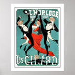 Cheret Art Nouveau Poster:  Les Girard: Dance