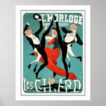 Cheret Art Nouveau Poster:  Les Girard: Dance