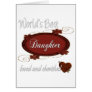Cherished Daughter Card