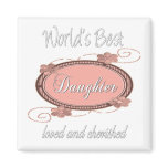 Cherished Daughter Fridge Magnet