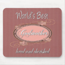 Cherished Godmother Mousepad