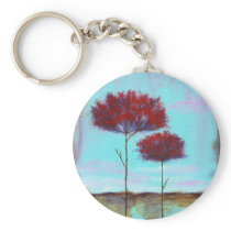 Cherished Key Chain From Original Painting