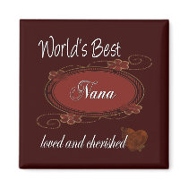Cherished Nana Magnet