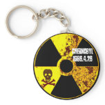 Chernobyl 25th year memorial keychains