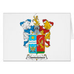 Chernolatecz Family Hungarian Coat of Arms Greeting Cards