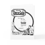 Chero-Cola Vintage Newspaper Advertisement Card