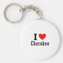 Cherokee, Alabama City Design Key Chain